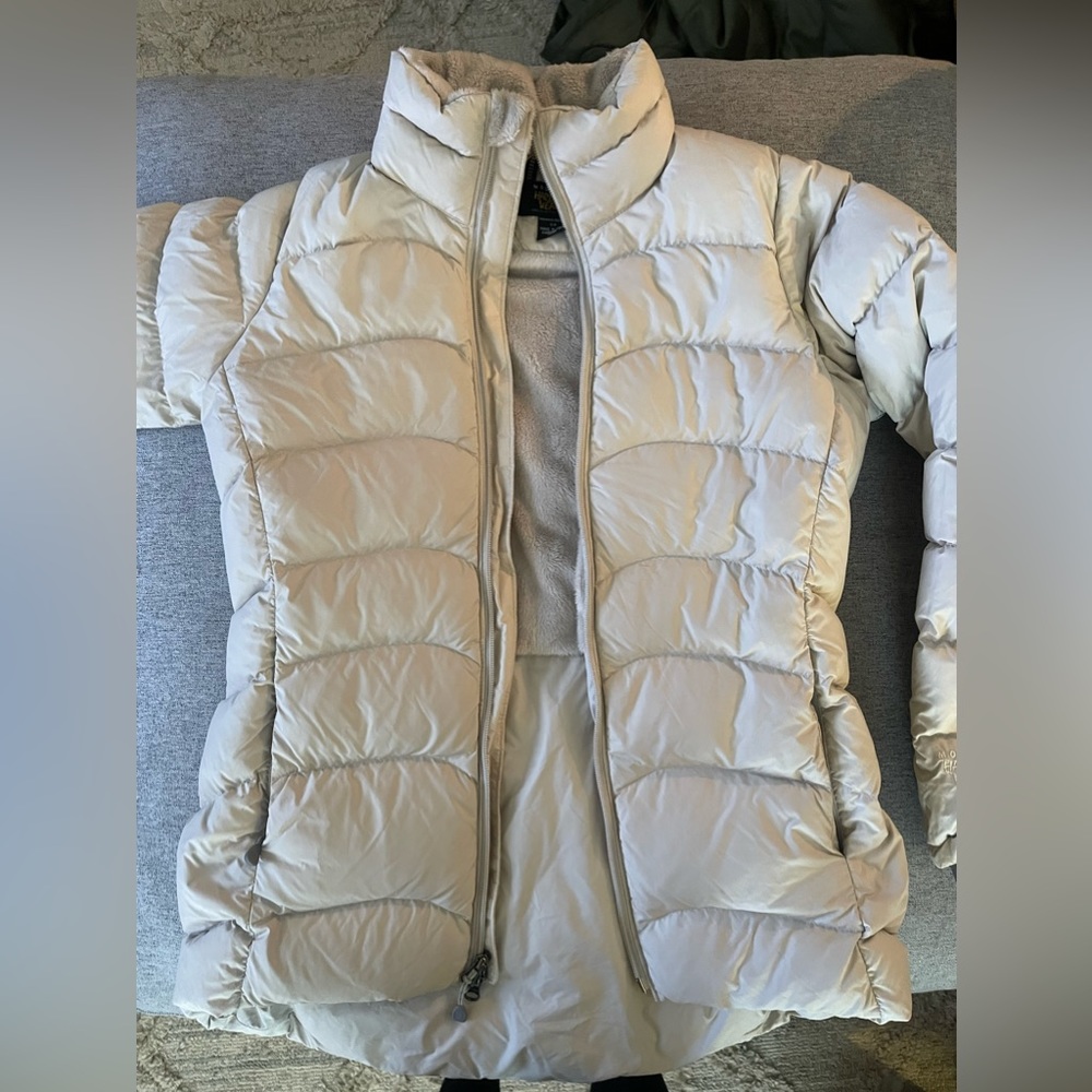 Mountain hardware faux fur lined down puffer